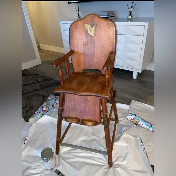 Accents Rare Antique Vintage Baby High Chair Poshmark
